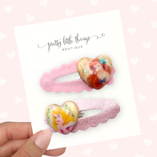 Load image into Gallery viewer, Princesses A&A - Open Snap Clip - Set of 2