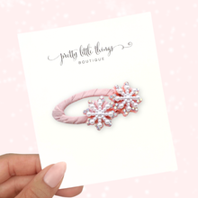 Load image into Gallery viewer, Snowflake Glam - Open Snap Clip