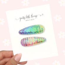 Load image into Gallery viewer, Rainbow Sequin - Set of 2