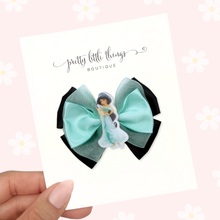 Load image into Gallery viewer, Carpet Princess - Layered Silk Bow - 3.5”