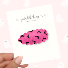 Load image into Gallery viewer, Hot Pink Bats - Snap Clip - 3 for $10