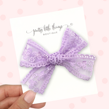 Load image into Gallery viewer, Lace - Purple - 3.5"