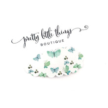 Load image into Gallery viewer, Blue Butterflies - Snap Clip 2.25” (3 for $10)