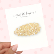 Load image into Gallery viewer, Yellow Glitter - Snap Clip - 3 for $10