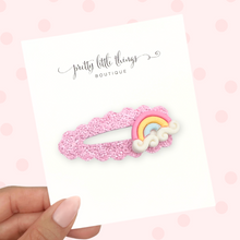 Load image into Gallery viewer, Rainbow - Open Snap Clip