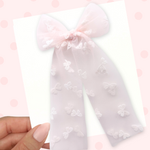 Load image into Gallery viewer, Bows bows bows - Long Tailed Tulle Bow