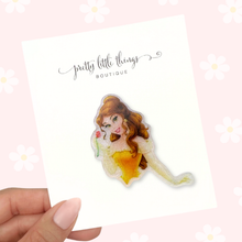Load image into Gallery viewer, Rose Princess - Acrylic Clip (3 for $10)