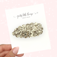 Load image into Gallery viewer, Gold Glam Glitter - Snap Clip - 3 for $10