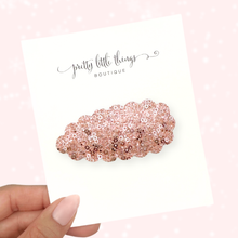 Load image into Gallery viewer, Rose Gold Shimmer - Snap Clip - 3 for $10