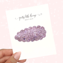 Load image into Gallery viewer, Purple Shimmer - Snap Clip - 3 for $10