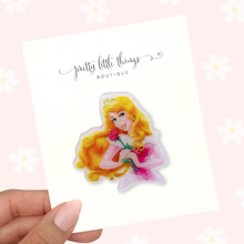 Load image into Gallery viewer, Sleeping Princess - Acrylic Clip (3 for $10)