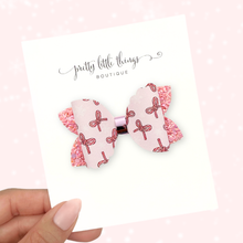 Load image into Gallery viewer, Candy Cane Bows - Corrina 2.5”