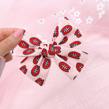 Load image into Gallery viewer, Pink Habs - Nola Handtied Bow 3.75"