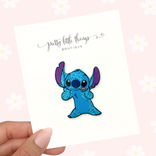 Load image into Gallery viewer, Blue Alien - Acrylic Clip (3 for $10)