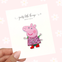 Load image into Gallery viewer, PP w/ Glitter - Acrylic Clip (3 for $10)