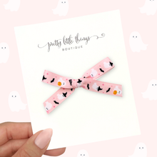 Load image into Gallery viewer, Pink Halloween - Ribbon Bow