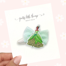 Load image into Gallery viewer, Frog Princess - Tulle Snap Clip