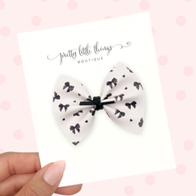 Load image into Gallery viewer, Little Black Bows - Ella 3”