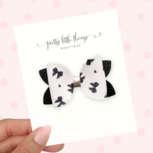 Load image into Gallery viewer, Little Black Bows - Corrina 2.5”