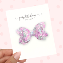 Load image into Gallery viewer, Multi Glitter Floral - Liya 2.5”
