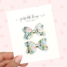 Load image into Gallery viewer, Pastel Floral - Micro Pigtails 1.72”