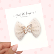 Load image into Gallery viewer, Rhinestone Butterfly - Tulle 3”
