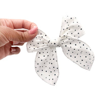 Load image into Gallery viewer, Black & White Polka Dots - School Girl 4.5”