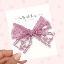 Load image into Gallery viewer, Lace - Dusty Rose - 3.5"