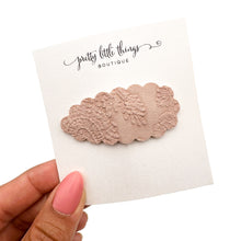 Load image into Gallery viewer, Antique Rose Embossed - Snap Clip - 3 for $10