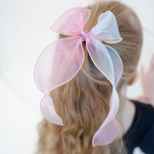 Load image into Gallery viewer, Gold Trim Ribbon Bow - Rainbow - Extra Large