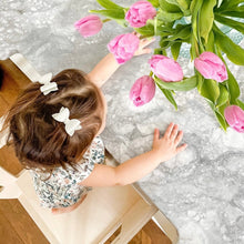 Load image into Gallery viewer, Pink on Pink Hearts- Micro Pigtails 1.72”