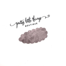 Load image into Gallery viewer, Pink Grey Denim - Snap Clip (3 for $10)