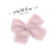 Load image into Gallery viewer, Raw Edge Chiffon - Blush - 3.5”