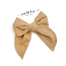 Load image into Gallery viewer, Corduroy Serged - Mustard - 5” x 6”