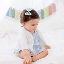 Load image into Gallery viewer, Sequin Flower Bow - Handtied - 3"