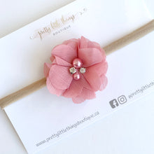 Load image into Gallery viewer, Chiffon Floral (clip or headband) - Single