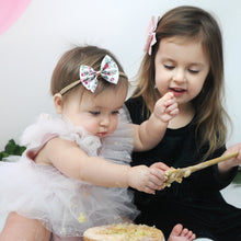 Load image into Gallery viewer, Sequin Flower Bow - Handtied - 3"