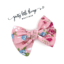 Load image into Gallery viewer, Rose Garden - Nola Handtied Bow 3.75”