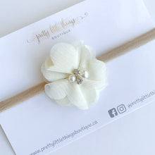 Load image into Gallery viewer, Chiffon Floral (clip or headband) - Single