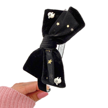 Load image into Gallery viewer, Black Velvet Ghosts - Isla Headband
