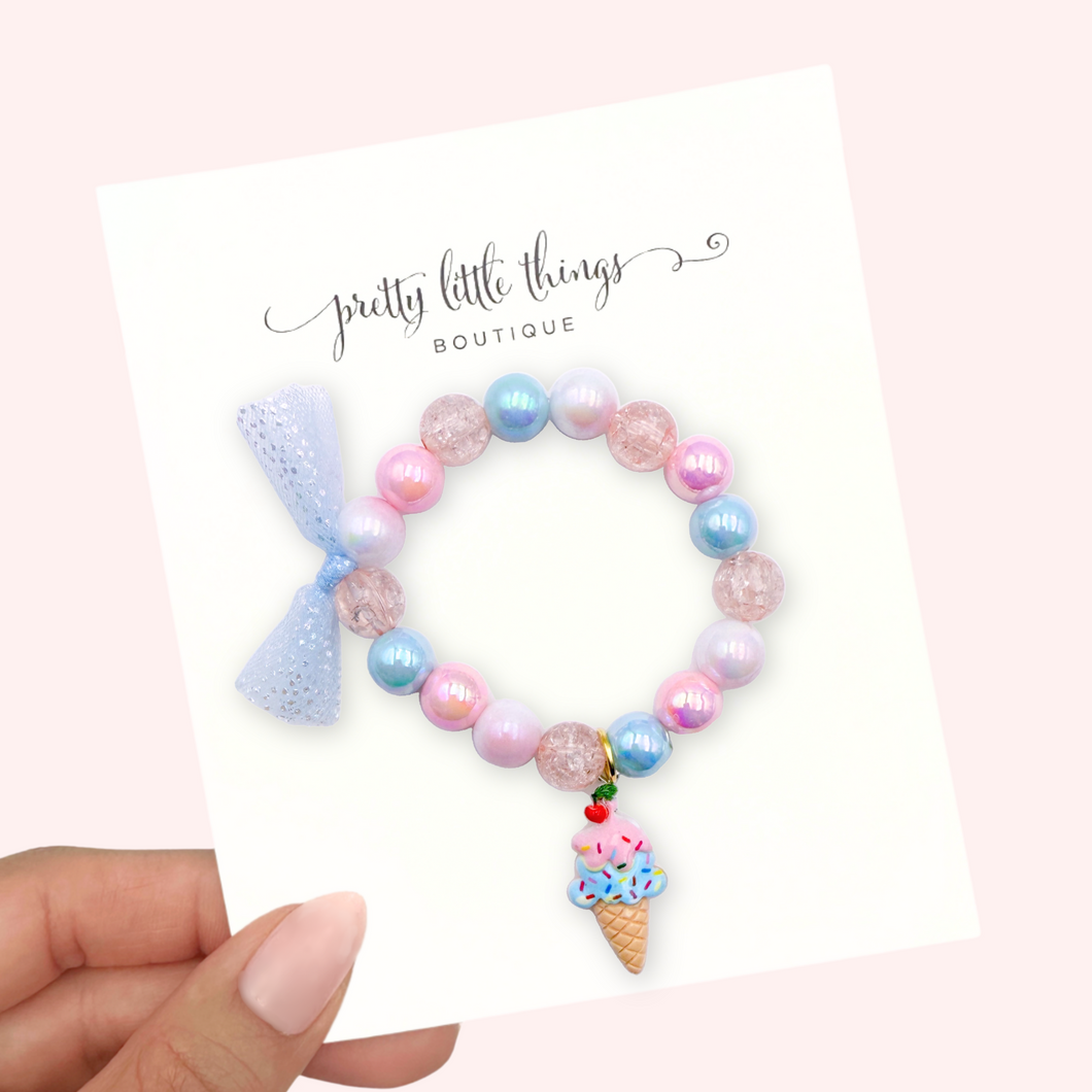 Ice Cream -Pink/Blue - Bracelet