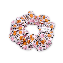 Load image into Gallery viewer, Pretty Pumpkins - Scrunchie (Adult) - 3 for $30
