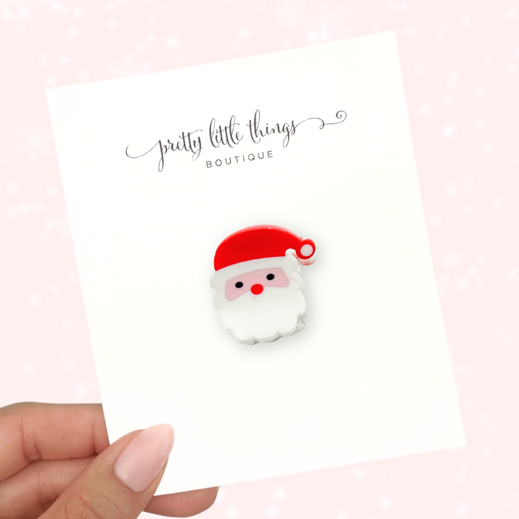 Santa Mini Claw Clip