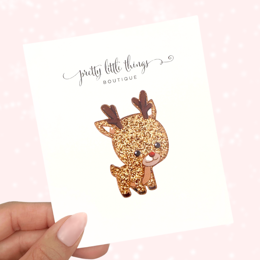 Baby Reindeer - Acrylic Clip (3 for $10)