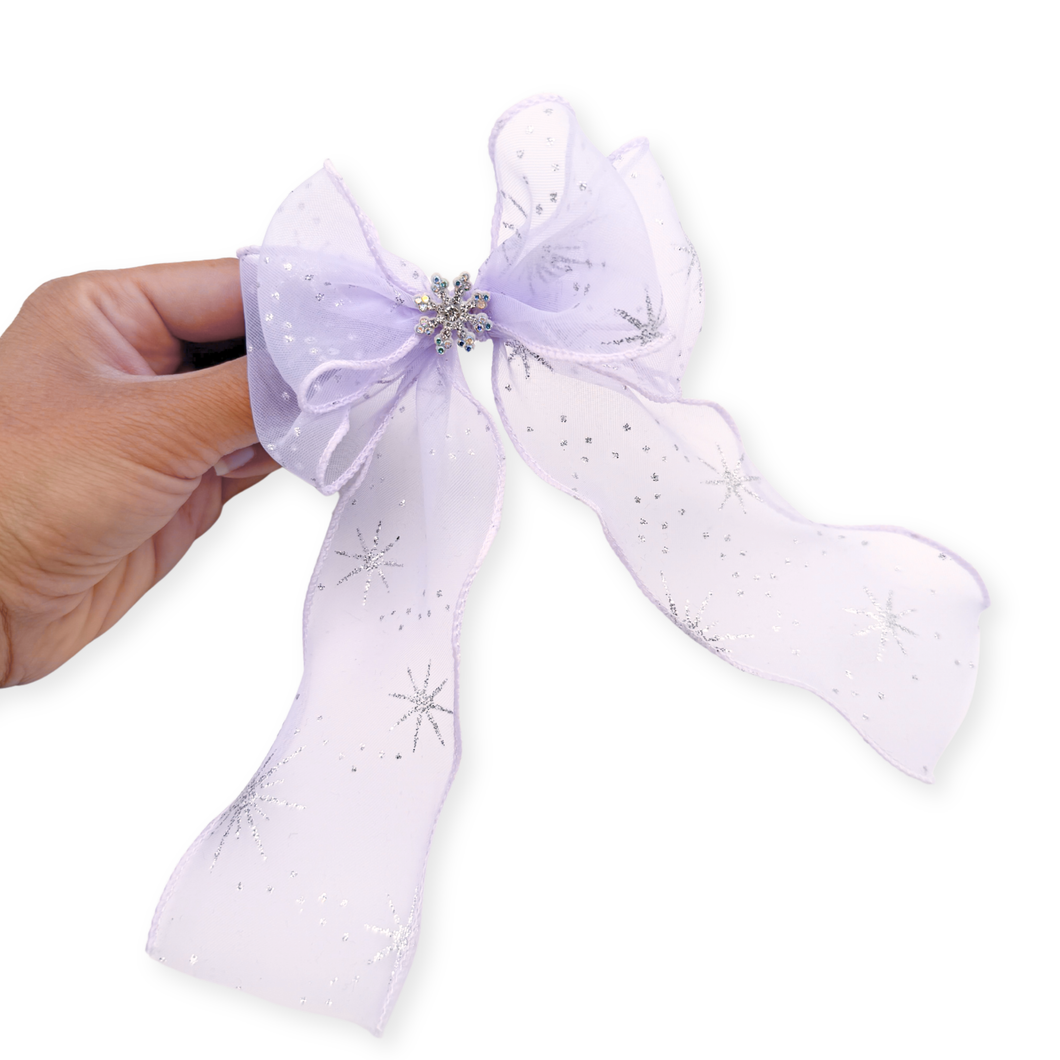 Snowflake Ribbon - Purple