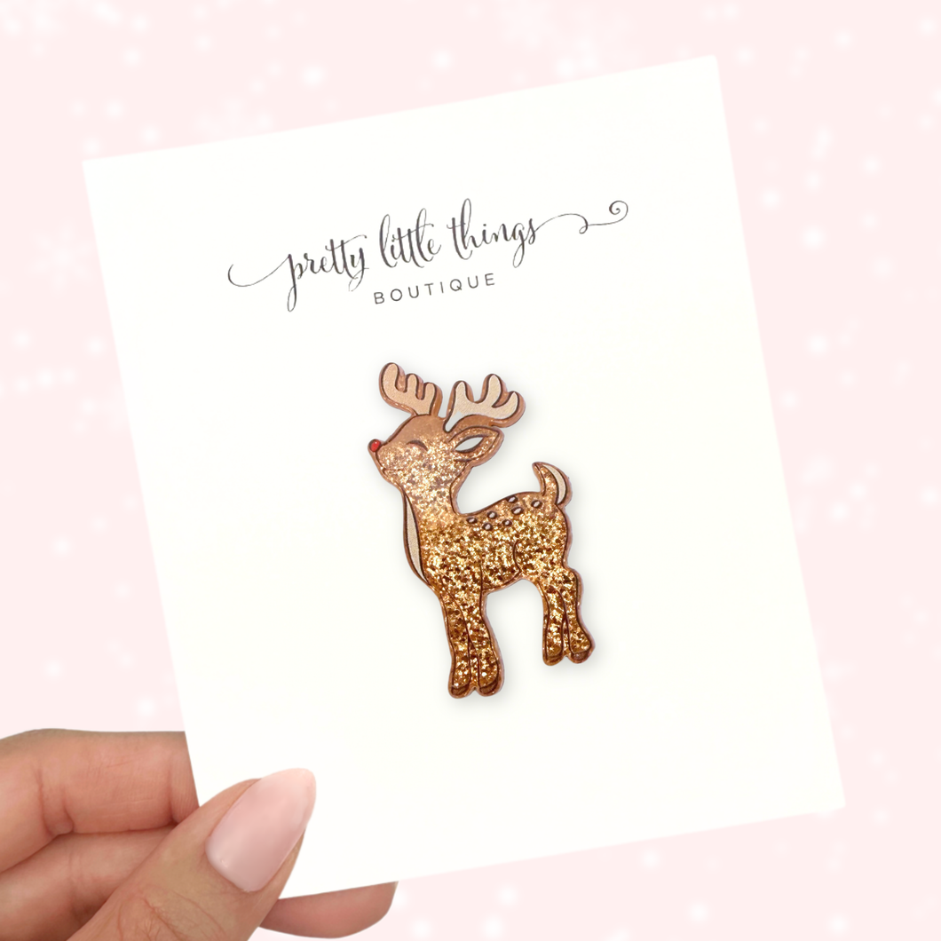 Deer - Acrylic Clip (3 for $10)