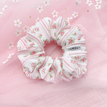 Load image into Gallery viewer, Chiffon Floral - Scrunchie (Adult) - 3 for $30
