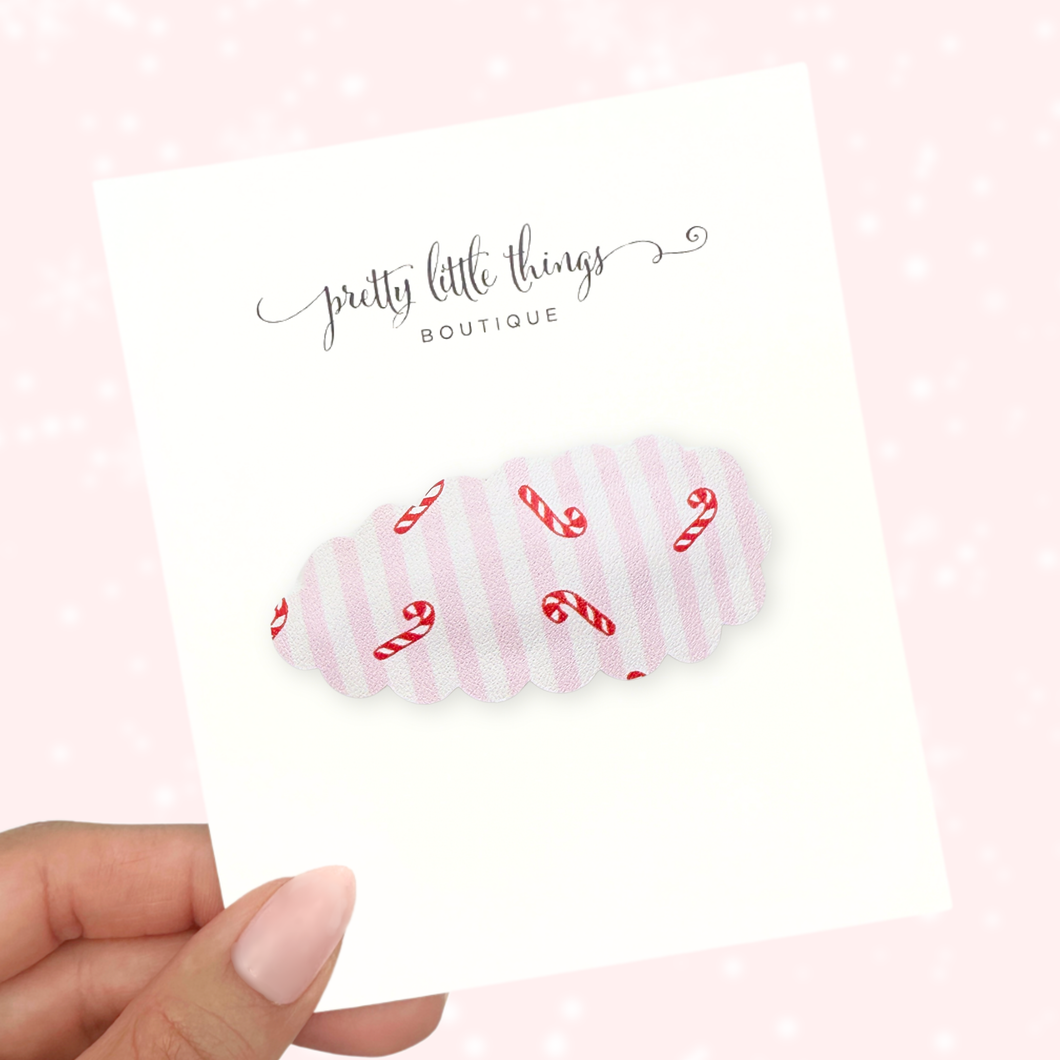 Candy Cane Lane - Snap Clip (3 for $10)