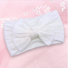 Load image into Gallery viewer, Penelope Stretch Headwrap - White
