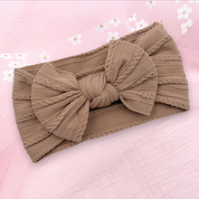 Load image into Gallery viewer, Penelope Stretch Headwrap - Taupe
